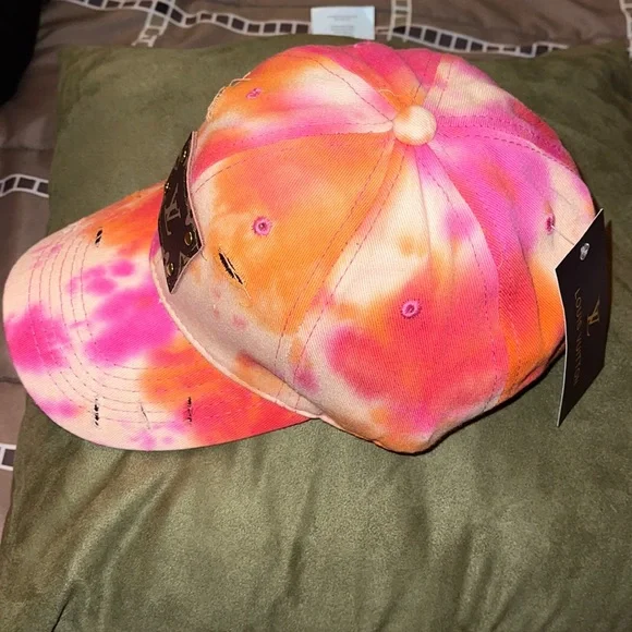 Hat, Hand crafted, Patch, Tie Dye Hat, NWT, Up Cycled